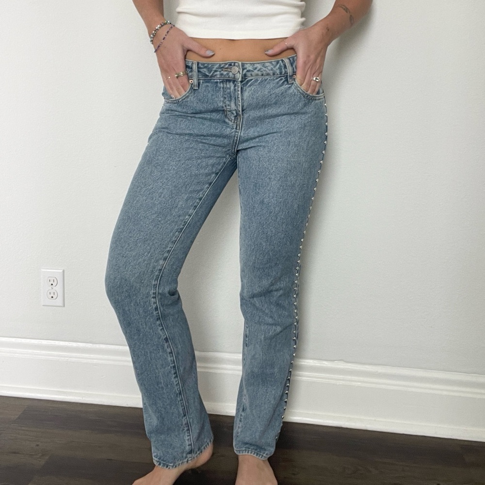 Studded jeans